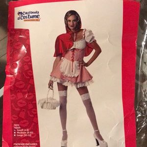 Adult Miss Red Riding Hood Costume, Size Adult Small